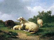 unknow artist Sheep 067 oil painting reproduction